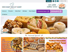 Tablet Screenshot of newbabybiscuitmart.com